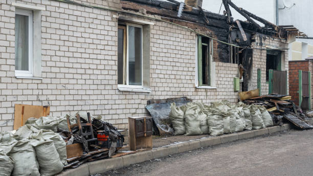 Professional Fire Damage Removal technician working in Davidsonville, MD
